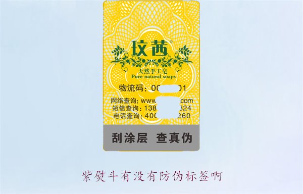 紫熨斗有沒有防偽標簽?。苛私庾响俣贩纻螛撕灥奶攸c與辨別方法(圖1)